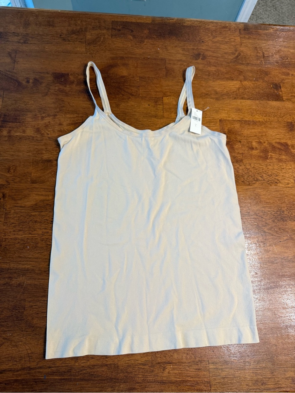 Anthropologie Floreat NWT Seamless Camisole Tank Top White Size L